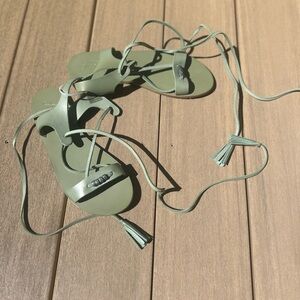 Free people wrap sandals NEW